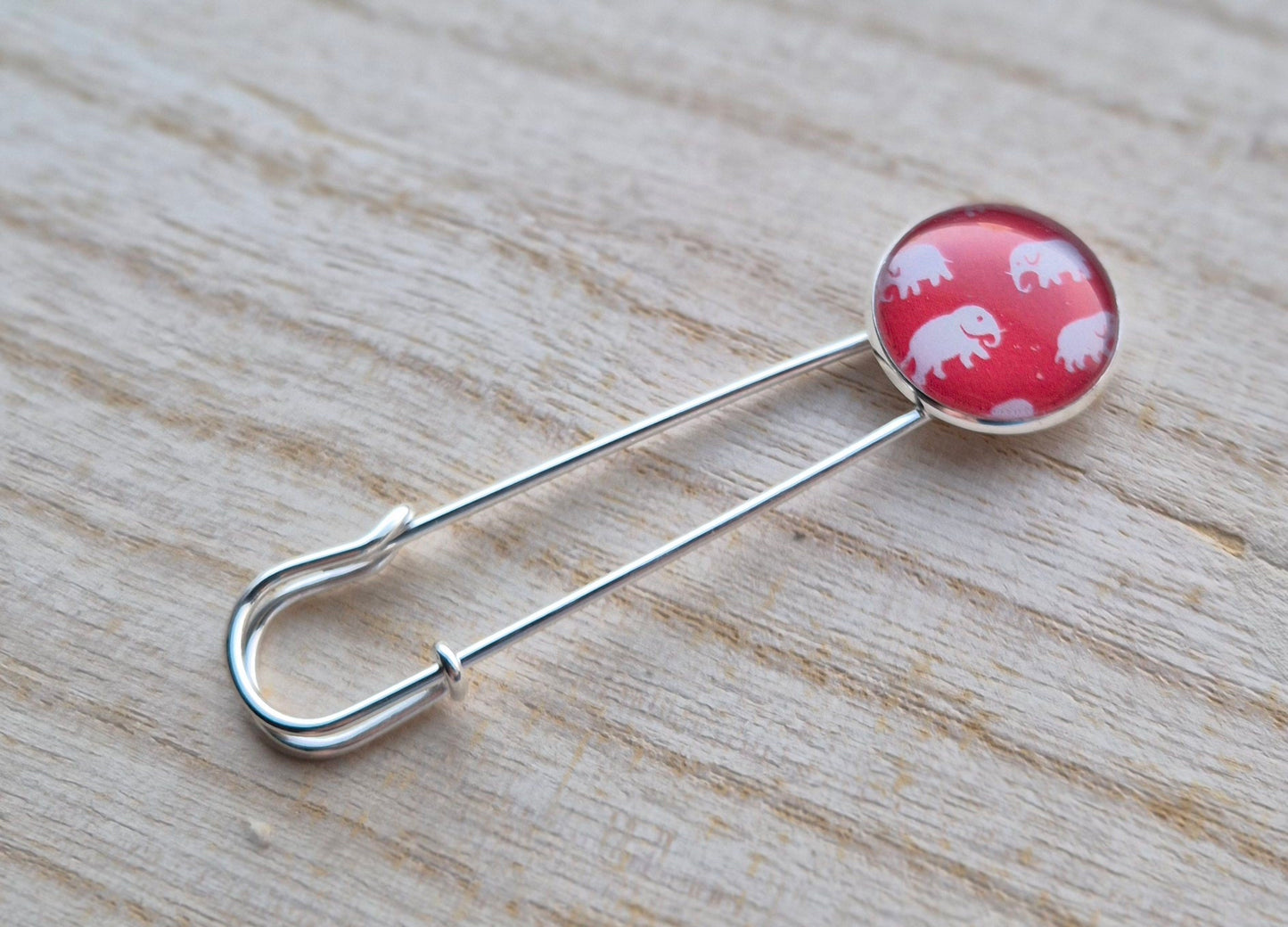 Koftnålar silverfärgad