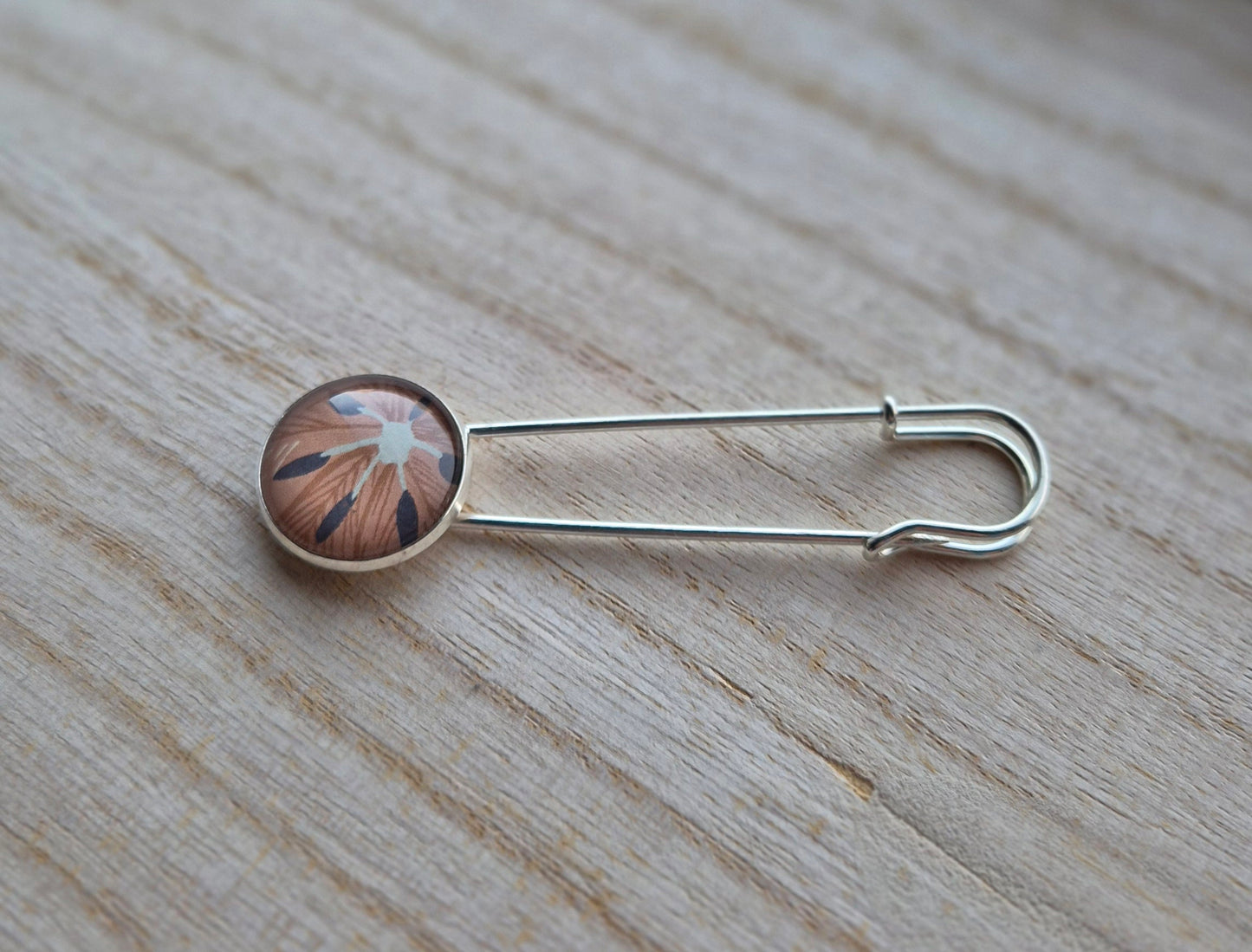 Koftnålar silverfärgad