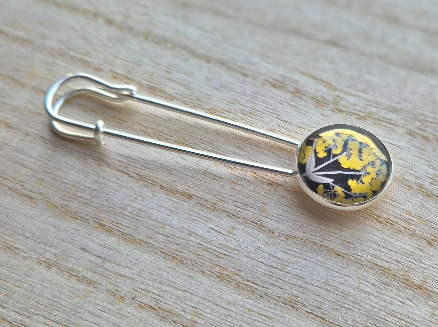 Koftnål silverfärgad