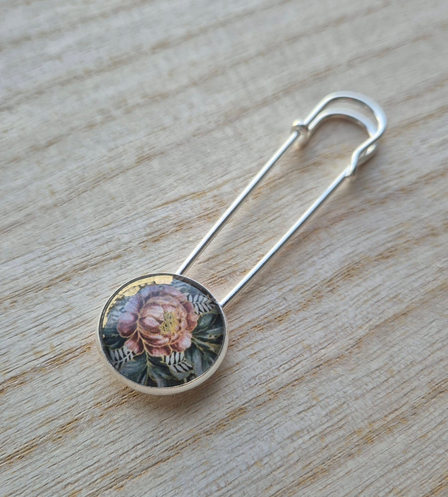 Koftnål silverfärgad