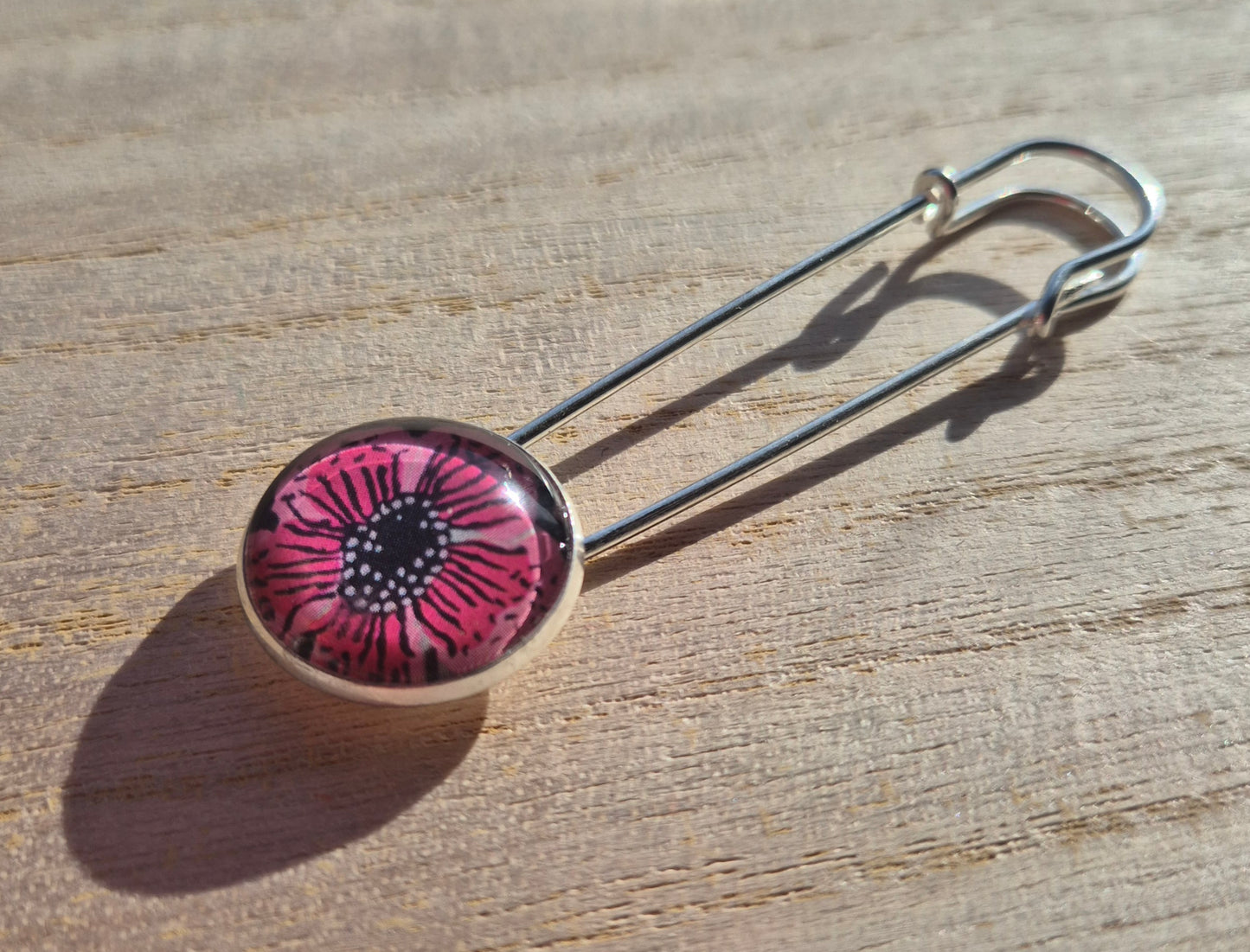 Koftnålar silverfärgad