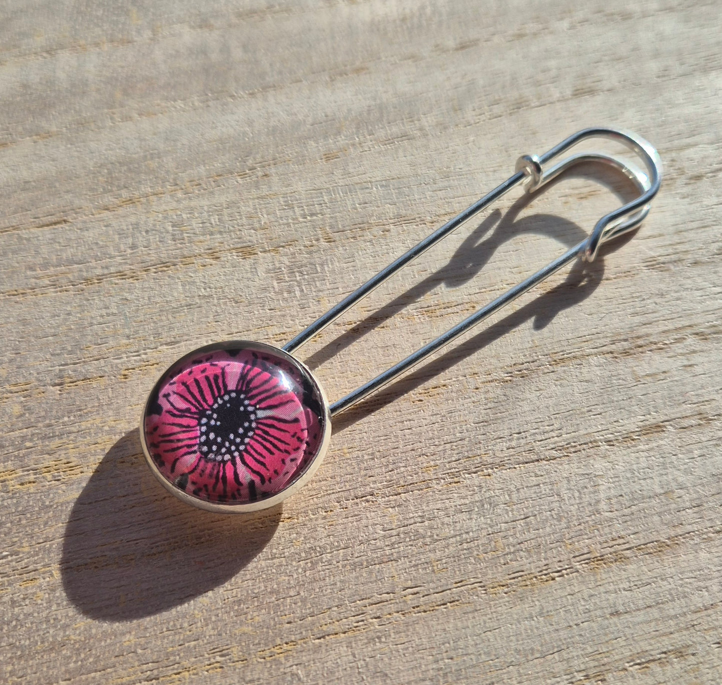 Koftnålar silverfärgad