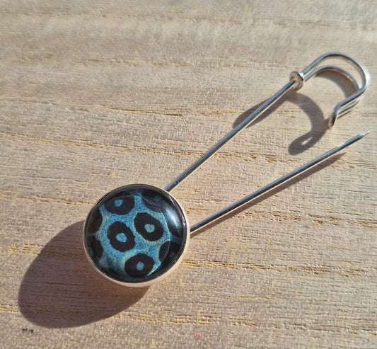 Koftnålar silverfärgad