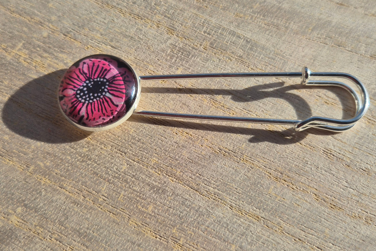 Koftnålar silverfärgad