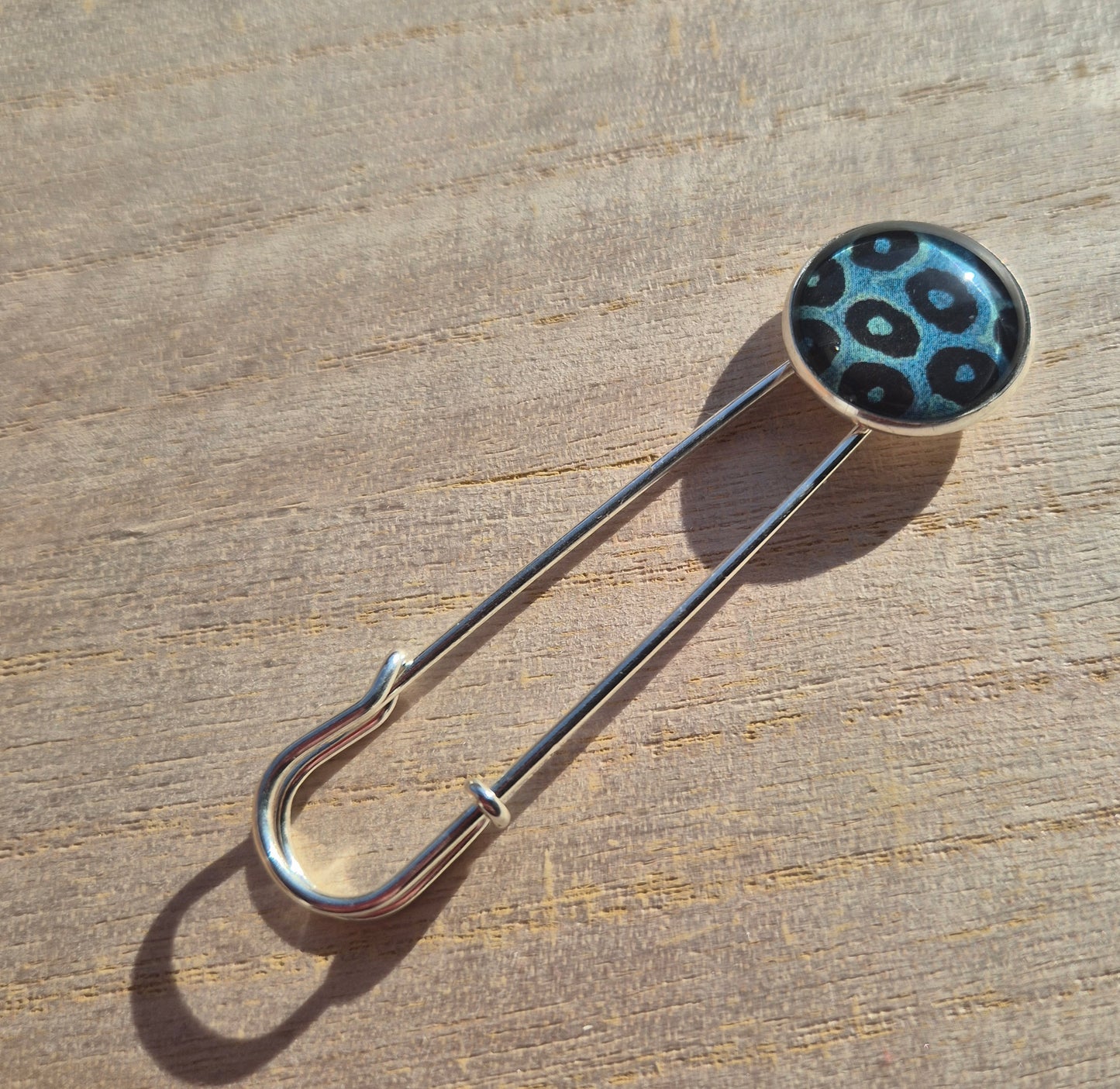 Koftnålar silverfärgad